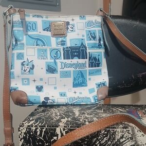 Disney Blue and White Crossbody Bag